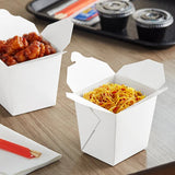 White Paper Take Out 26 oz <br>500 per order